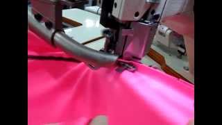 Flatlock stitch machine video [upl. by Robertson]