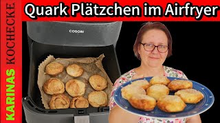 Schnelle Quark Plätzchen im Airfryer backen histaminarm amp lecker [upl. by Goebel]