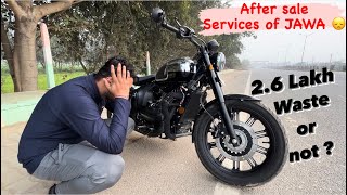 Jawa Bobber42 Black Mirror Ownership Review After 1000km  Jawa Bobber42 After Sale Service 😞 [upl. by Alden]