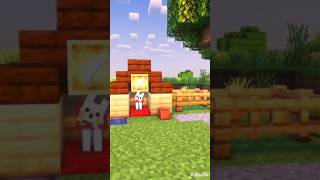 Minecraft dog house ytshort shorts minecraftdecorationideas build watch ytshorts short smp [upl. by Annohsat]