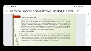 Derecho Procesal Administrativo 1 240730 [upl. by Alemat]