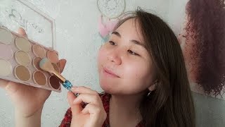 ASMR  Нәзік макияж жасап беремін  Әңгімелесу  Қазакша АСМР  Asmr tv Gulim [upl. by Roxy847]