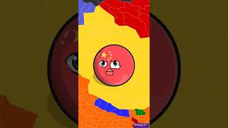 India powerful country in the world 🤯 shorts countryballs nutshell [upl. by Oiratno]