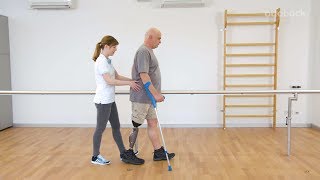 Prosthetic Gait Training From the parallel bars to free walking [upl. by Schramke403]