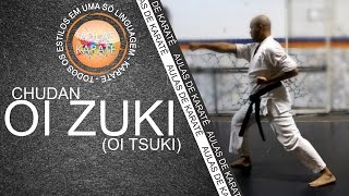 AULAS DE KARATE Chudan OI TSUKI OI ZUKI [upl. by Llednahc]