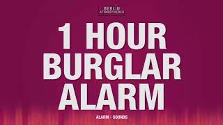 1 Hour Burglar Alarm SOUND EFFECT  1 Hr Einbruch Alarm Alarmanlage SOUNDS SFX [upl. by Kwabena]