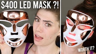 Dermstore Unboxing Spectralite Faceware Pro  LED Face Mask Review 2021 [upl. by Rubina859]