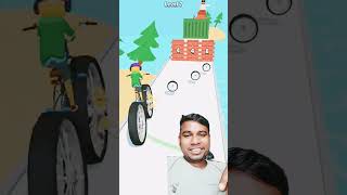 Cycle wala game play reaction shorts 😊😊🤣🤣 bickgame gameplay bikeracegamenew games [upl. by Hokanson]