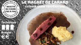 Le magret de canard inratable grâce à la cuisson basse température [upl. by Etteiluj]