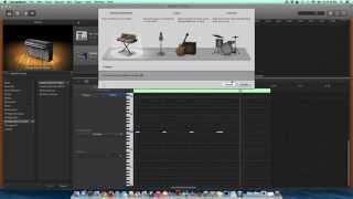 Adding a New Track In Garageband [upl. by Armbrecht]