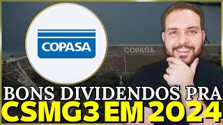 VALE A PENA INVESTIR EM COPASA   TUDO SOBRE CSMG3 [upl. by Ycrep]