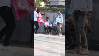 Rolling Prank on Random Girl  Guard Shocked [upl. by Alehs]