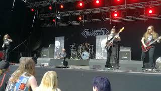 Corpsessed  Of Desolation amp Sovereign live at Steelfest [upl. by Lladnew]