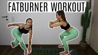 20 Min WOHNZIMMER ABNEHM WORKOUT  HIIT Ganzkörper Workout für Zuhause [upl. by Orual]