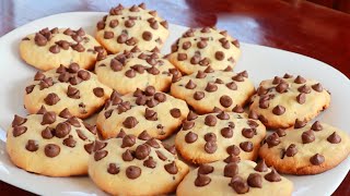 Galletas con chispas de chocolate se deshacen en la boca 🍪 Las galletas más ricas [upl. by Ardnekan]