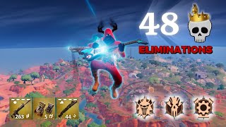 48 ELIMINATIONS Cloaked Shadow  FORTNITE METALLICA UPDATE  Zero build gameplay XBOX ELITE PC [upl. by Anigriv316]