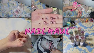 Nail Haul ASMR Temu Unboxing Self Nail Supplies Gel Polish Unboxing [upl. by Levine401]