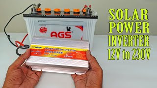 Suore Solar Power Inverter 3000W from 12V DC to 230V AC for Heavy load fridge Washing machine amp Pump [upl. by Laehctim]