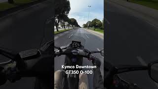 Kymco Downtown GT350 0100 Km Hızlanma  Hayat Motorla Güzel 250cc kymco motosiklet [upl. by Sedrul]