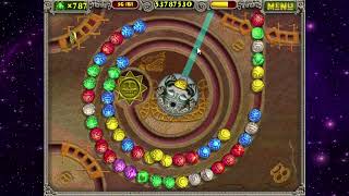 Zuma Deluxe Gauntlet mode Spiral of Doom practice  SG 1801 to SG 1900 [upl. by Armanda]