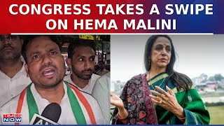 Mathura Election Between Pravasi Brijwasi Congress Candidate takes swipe at BJP’s Hema Malini [upl. by Mirth]