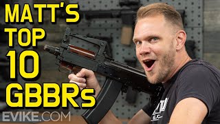 Matts Top 10 GBB Rifles [upl. by Nesnaj]