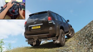 Toyota Land Cruiser Prado 547hp  Offroading  Forza Horizon 4  Logitech g29 gameplay [upl. by Naghem]