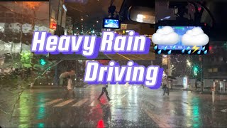 RoadTrip SAGAMIHARA TO HACHIOJI DRIVING  HEAVY RAIN DRIVING  LIFE IN JAPAN 🇯🇵 [upl. by Aihsoem]