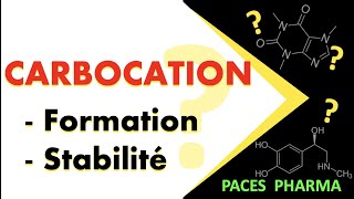 Carbocation  Définition  Hybridation sp2 Stabilité relative des carbocations [upl. by Zischke18]