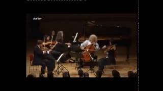 Argerich plays SCHUMANN Piano Quintet op 44 E flat Major [upl. by Nnaxor]