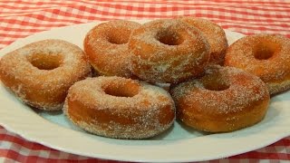 Receta fácil de donas esponjosas  Donuts caseros [upl. by Yesnil]