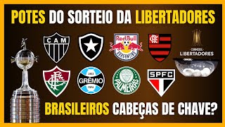 LIBERTADORES 2024  DEFINIDOS os POTES para o SORTEIO [upl. by Tyne]