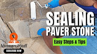 DIY Paver Stone Sealing Easy Steps amp Tips for Beginners [upl. by Llerej]