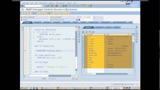 Debugging SAP Program Flow of events in ABAP  Days 6 [upl. by Lewie991]