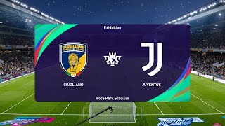 Giugliano vs Juventus Next Gen 12102024 Serie C PES 2021 [upl. by Eenel]