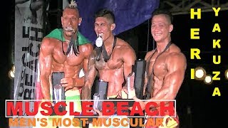 HERI YAKUZA  Muscle Beach Kuta Bali 15 Okt 2017 Mens Most Muscular part 04 BI [upl. by Nnagem]