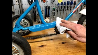 Astuce  comment restaurer une peinture sur un vélo ancien [upl. by Leifeste]