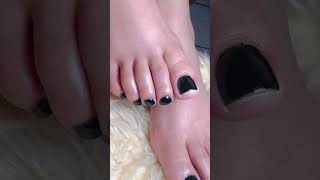 Gel semipermanente👀✨️♥️ pedicure gelnails [upl. by Johnston]