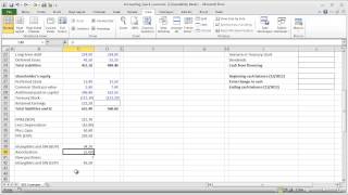 Financial Modeling Quick Lesson Cash Flow Statement Part 2 [upl. by Anelrad]