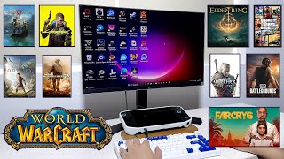 Legion Go  Test in 10 Games on External Monitor 1200P [upl. by Leribag703]