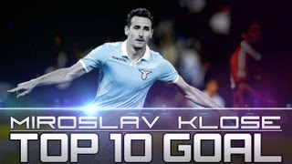 Miroslav Klose Top 10 Goals [upl. by Aliakam]