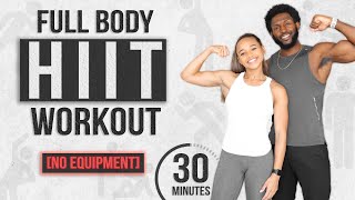 30 Minute Bodyweight HIIT Workout For Advanced and Beginners [upl. by Jesselyn]