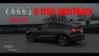 New Audi etron sportback 2022  a night time view at the Audi etron sportback [upl. by Briana]