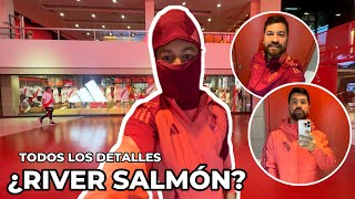 NUEVA indumentaria de RIVER con escudo bordó y SALMÓN [upl. by Thorvald]