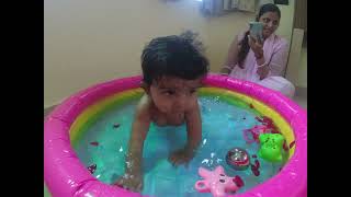 New Swimming Pool 2022 pt4 singhnshine sunny satvik [upl. by Arlena523]