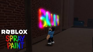 I played Roblox Spray Paint [upl. by Hilliard11]