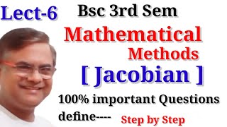 JACOBIANS Jacobian Mathematical Methods [upl. by Yuma]