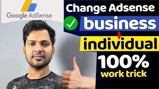 How to change business account to personal account  How to change AdSense business account [upl. by Middle237]