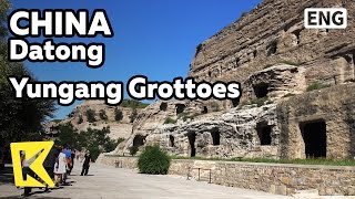 【K】China TravelDatong중국 여행다퉁절벽에 완성된 윈강석굴Yungang GrottoesCaveBuddhaTwins Cave [upl. by Ame]