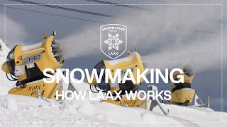 How we produce artificial snow  How LAAX Works [upl. by Yenroc]